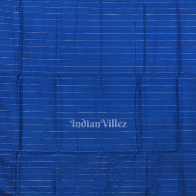 Orange Blue Tribal Theme Odisha Ikat Pure Sambalpuri Silk Saree