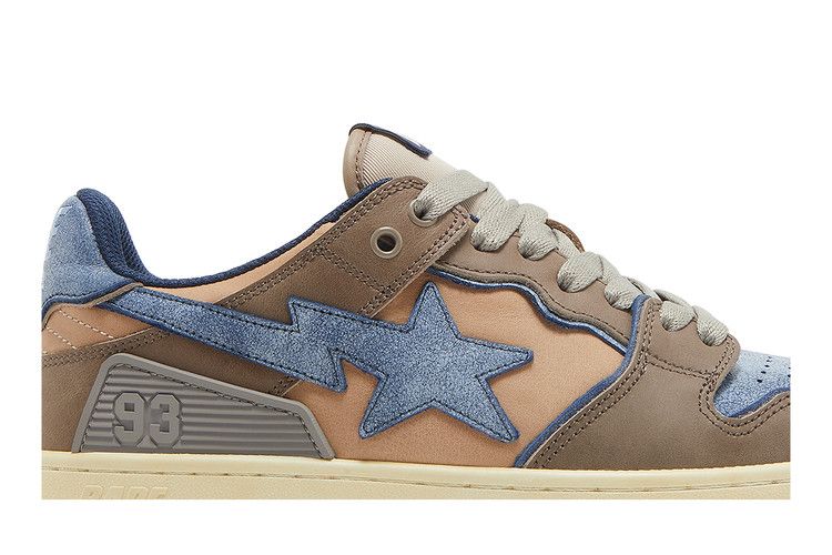 A Bathing Ape Bape SK8 Sta Vintage Beige Indigo