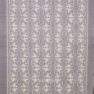 Cement Gray Sambalpuri Cotton Saree