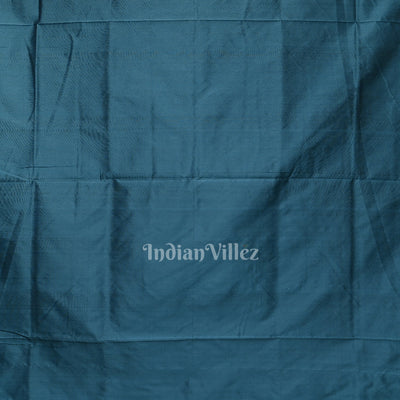 Blue Odisha Ikat Sambalpuri Silk Saree
