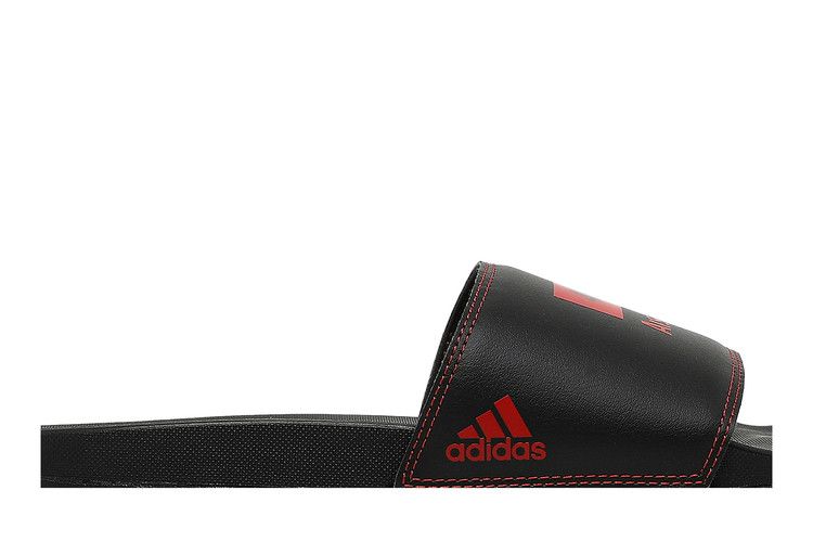 adidas Adilette Comfort Slides 424 Arsenal FC Black Scarlet