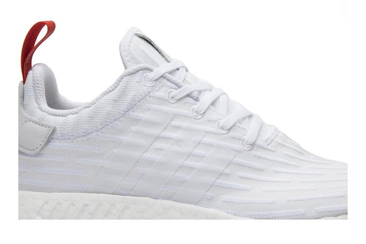 adidas NMD R2 White Core Red Two Toned