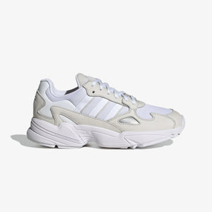 Adidas Originals | FALCON  { CLOUD WHITE/CLOUD WHITE/GREY ONE