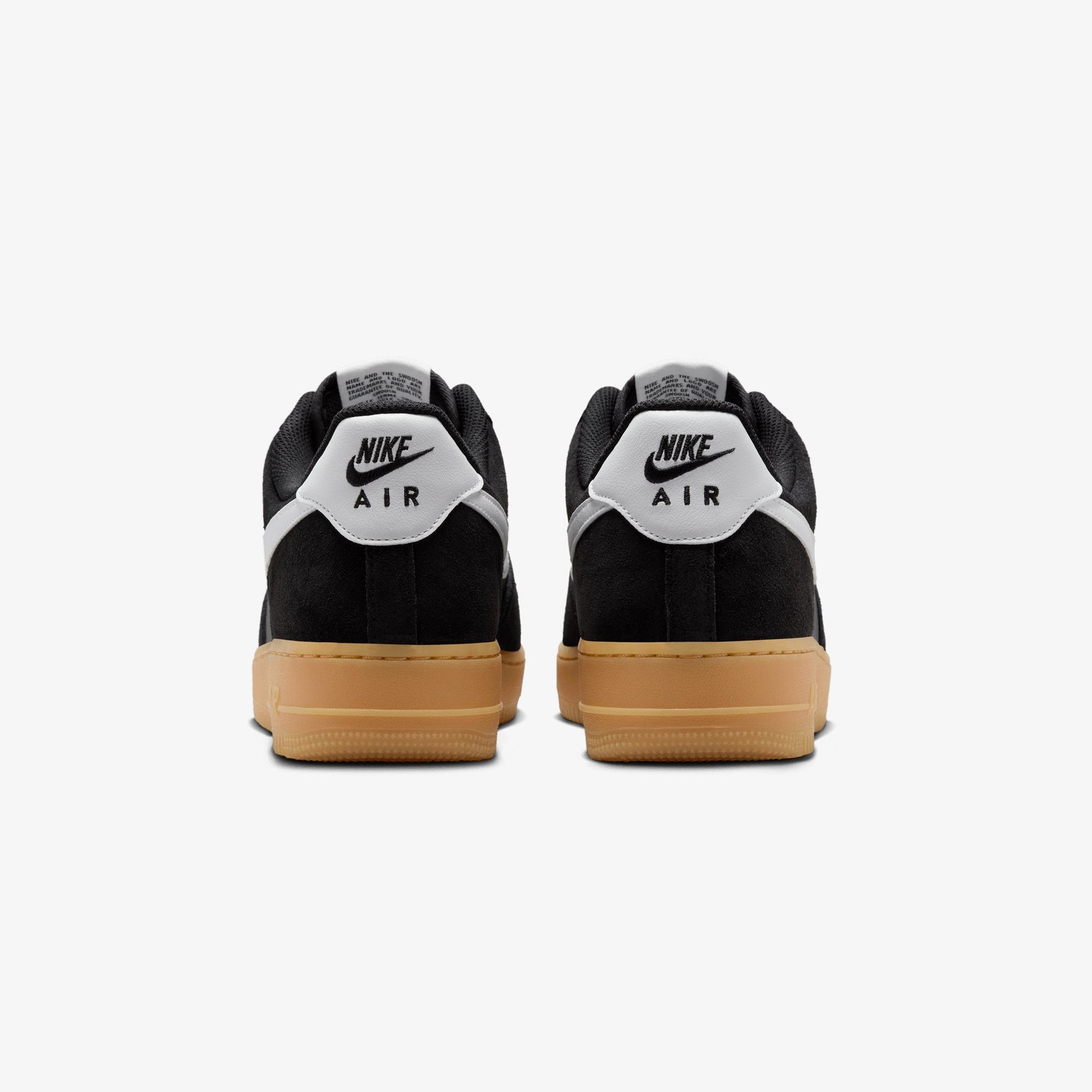 NIKE | AIR FORCE 1'07 LV8 { BLACK/SUMMIT WHITE-GUM LIGHT BROWN