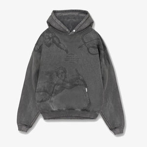 Represent | CHERUB ALL OVER HOODIE  { VINTAGE GREY