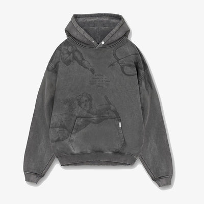 Represent | CHERUB ALL OVER HOODIE  { VINTAGE GREY