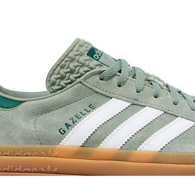 adidas Gazelle Bold Silver Green Gum (Womens)