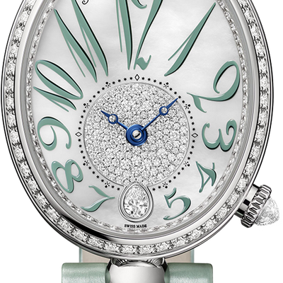 Breguet Reine De Naples Green Strap 36.50 mm for Women
