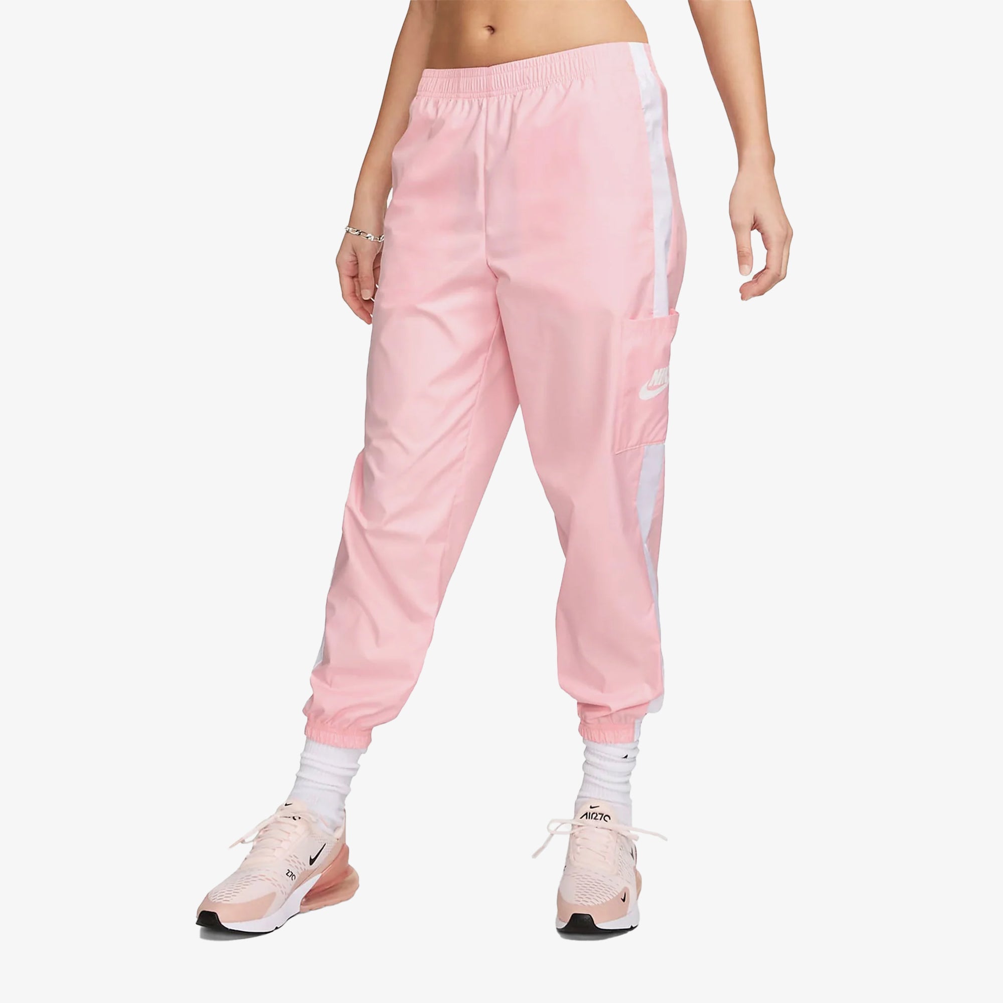nike pink cargo joggers