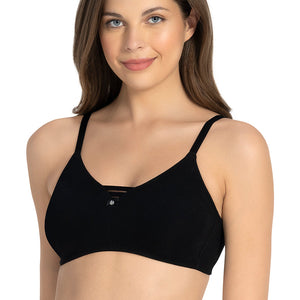 All Day Pretty Non-padded Non-wired Support Bra - Black