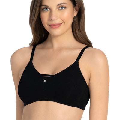 All Day Pretty Non-padded Non-wired Support Bra - Black