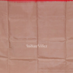 Red Pure Kanjivaram Soft Silk Saree