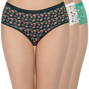 Printed Low Rise Hipster (Pack of 3) - C512