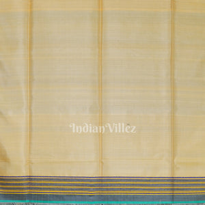 Gray With Multicolor Handwoven Bishnupuri Silk Saree