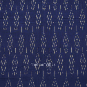 Blue Pochampally Ikat Cotton Fabric