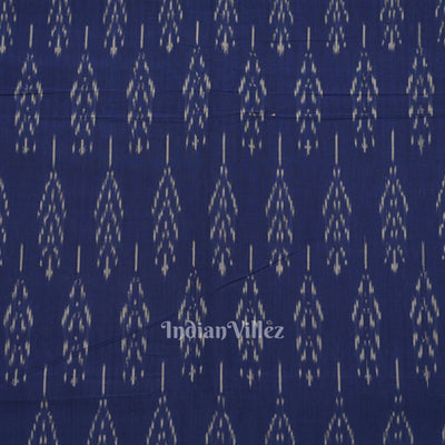Blue Pochampally Ikat Cotton Fabric