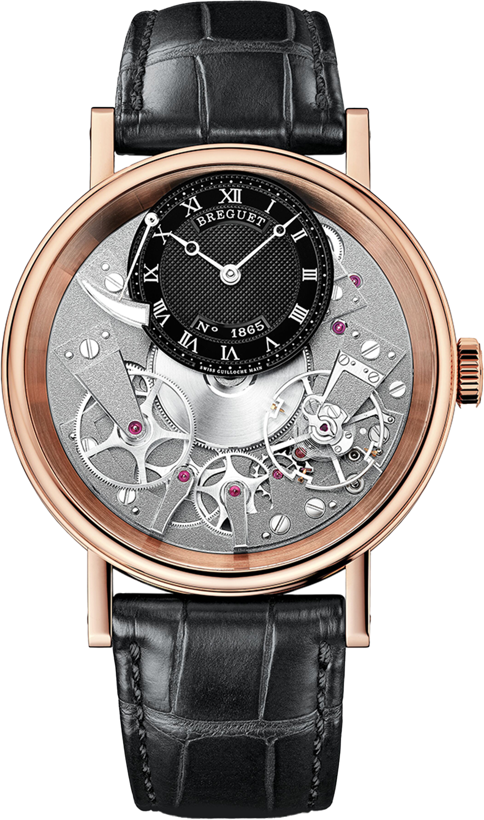 Breguet Tradition  7057 Black & Grey Dial 40 MM Watch for Men