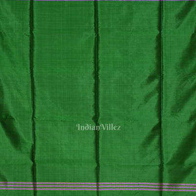Lavender Green Pure Bishnupuri Silk Saree