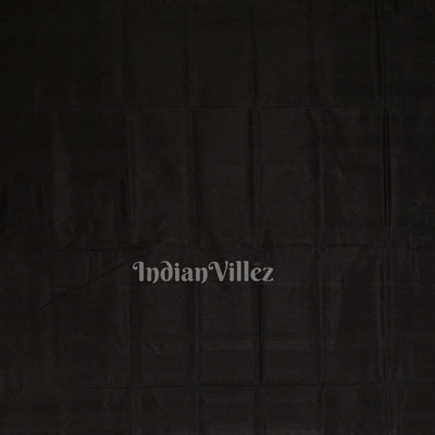 Black Pasapalli Theme Odisha Ikat Designer Silk Saree