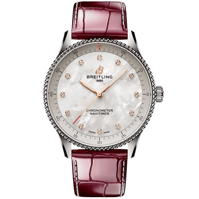 Breitling Navitimer Mother of Pearl Dial Unisex 32mm