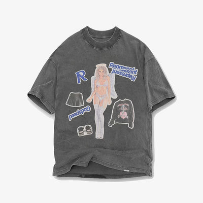 REPRESENT | QUESTION YOUR INNOCENCE T-SHIRT { VINTAGE GREY