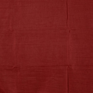 Red Mathura Vijay Theme Hand-Painted Pattachitra Saree