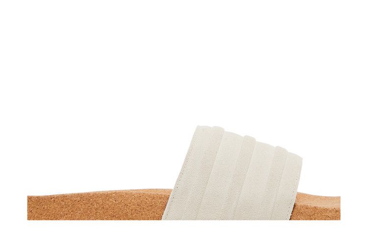 adidas adilette Premium Slides Wonder White Cork
