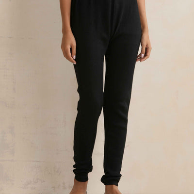 trueBrowns Black Woollen Leggings
