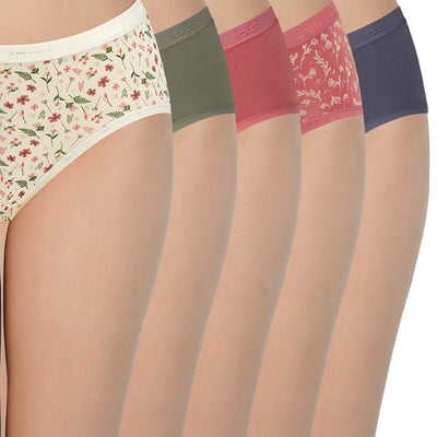 Assorted Low Rise Hipster Panties (Pack of 5)