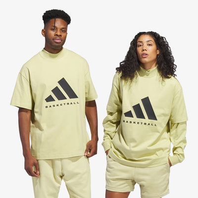 Adidas | BASKETBALL TEE  { HALO GOLD/HALO GOLD