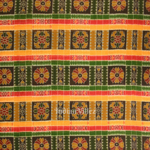 Multicolored Utkal Laxmi Sambalpuri Cotton Fabric