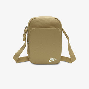NIKE | HERITAGE CROSSBODY BAG (4L) { PARACHUTE BEIGE/SUMMIT WHITE