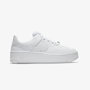 Nike | AIR FORCE 1 SAGE LOW  { WHITE/WHITE-WHITE