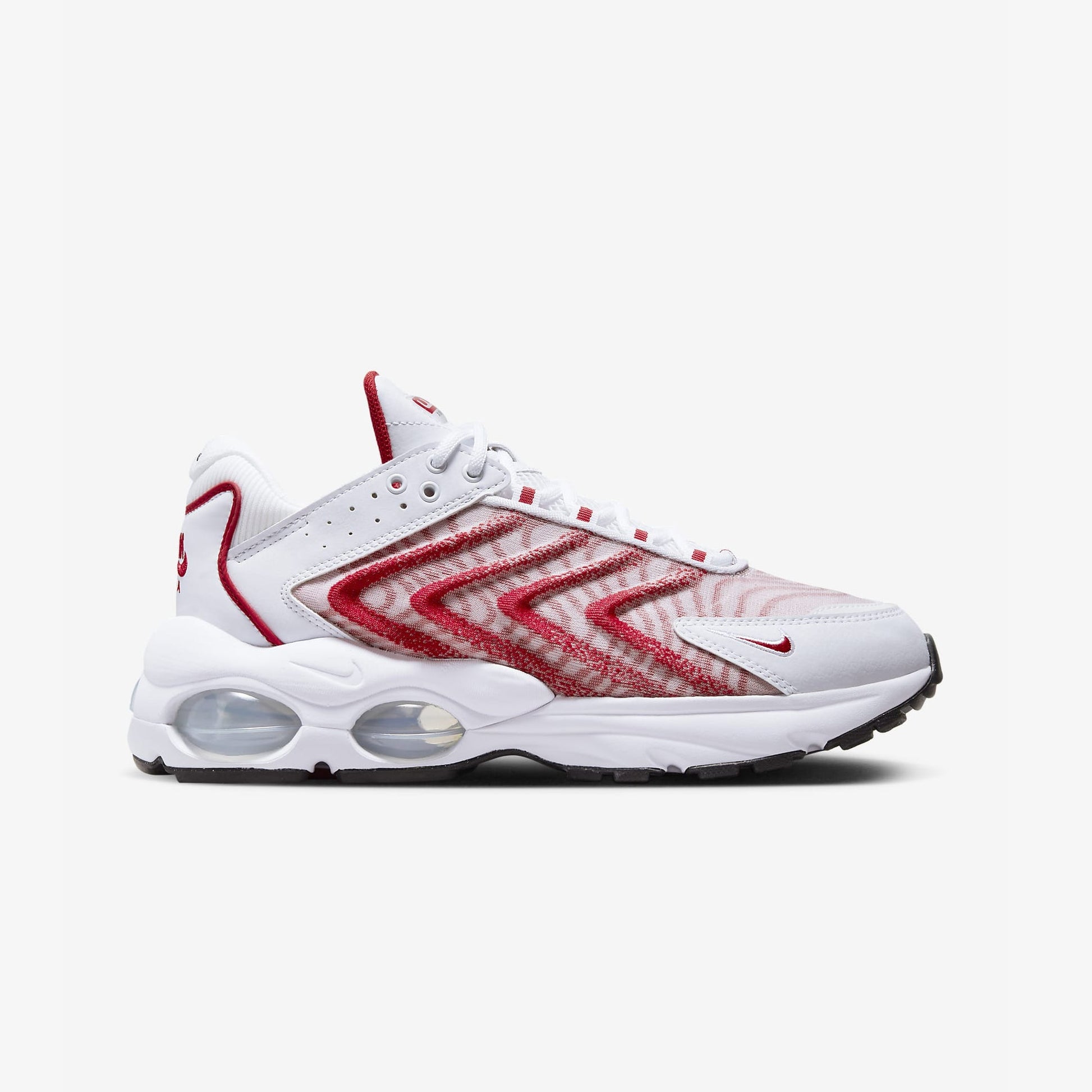 Nike | AIR MAX TW  { WHITE/UNIVERSITY RED-WHITE-BLACK