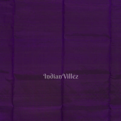 Deep Purple Pure Kanjivaram Soft Silk Saree