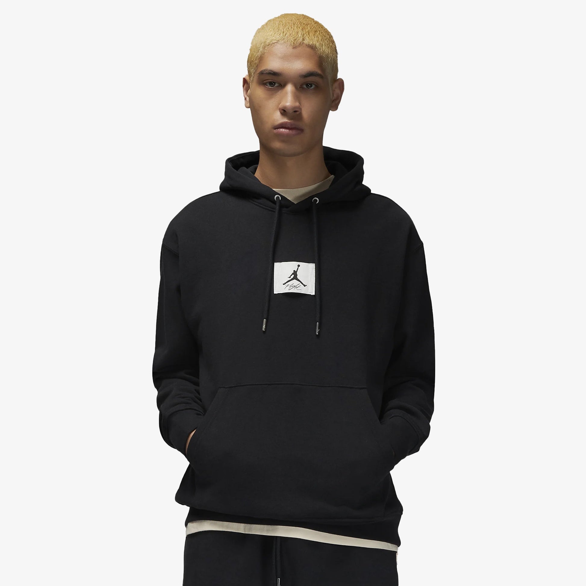 Jordan | FLIGHT FLEECE  { BLACK/SAIL