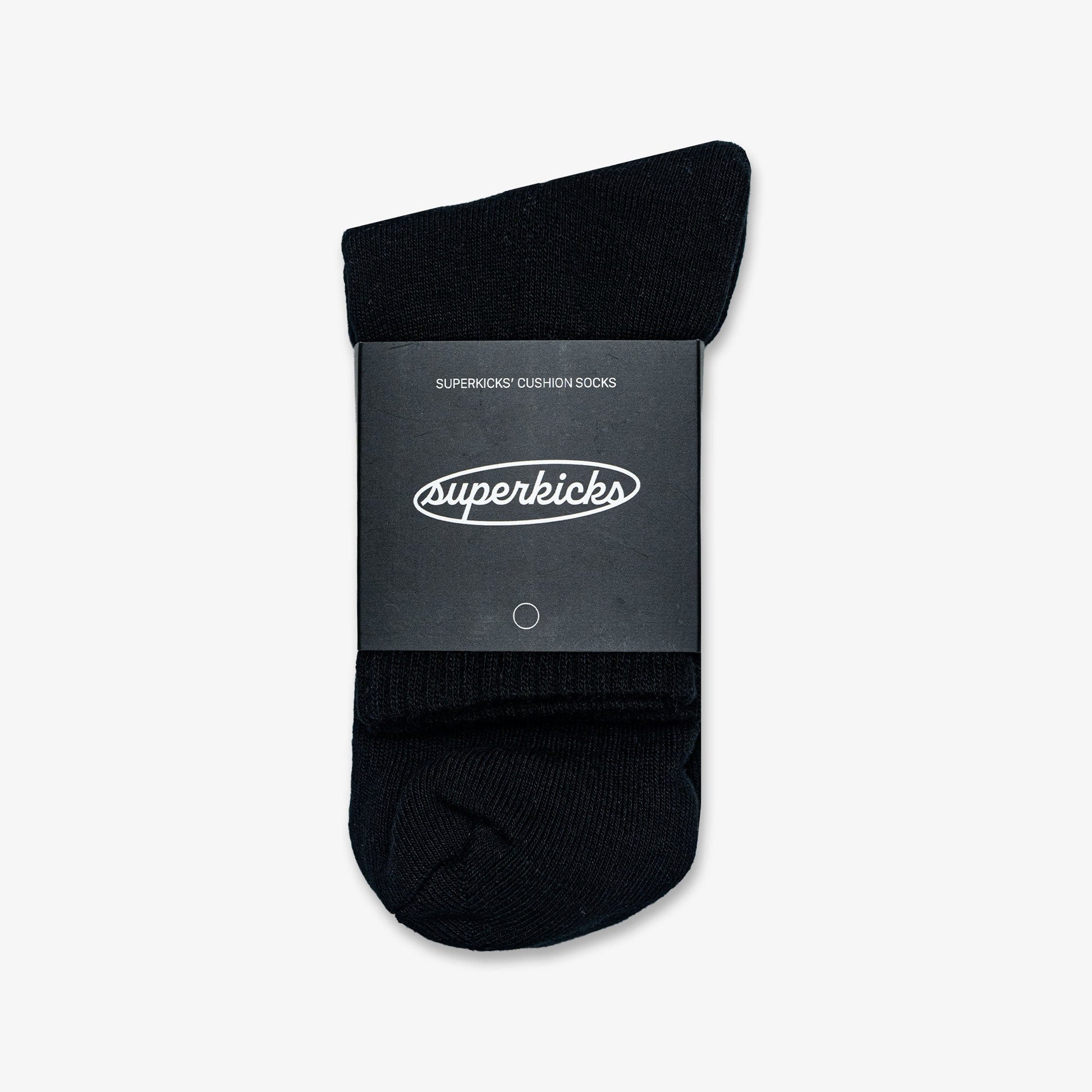 Superkicks | CREW SOCKS  { BLACK
