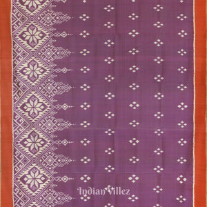 Lavender Dual Tone Odisha Ikat Designer Contemporary Silk Saree