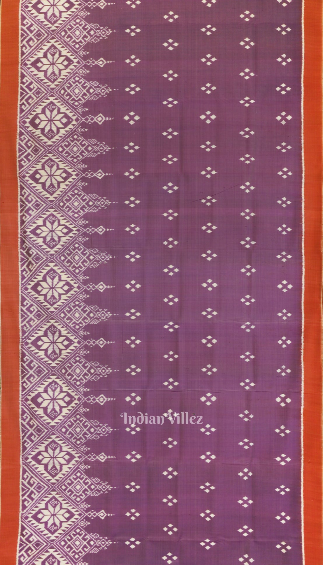 Lavender Dual Tone Odisha Ikat Designer Contemporary Silk Saree