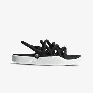 Adidas Originals | ADILETTE NODA SANDALS  { BLACK/WHITE