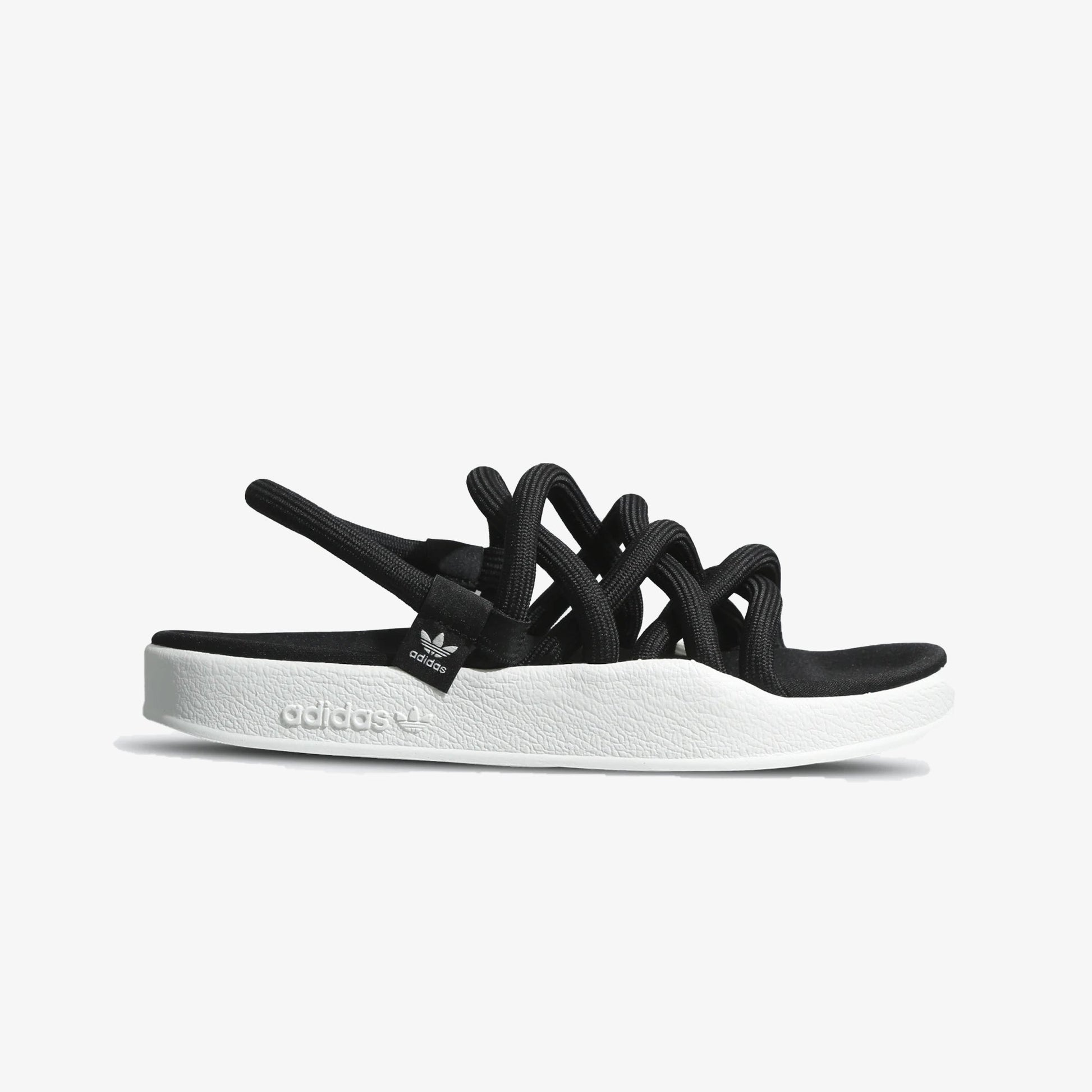 Adidas Originals | ADILETTE NODA SANDALS  { BLACK/WHITE