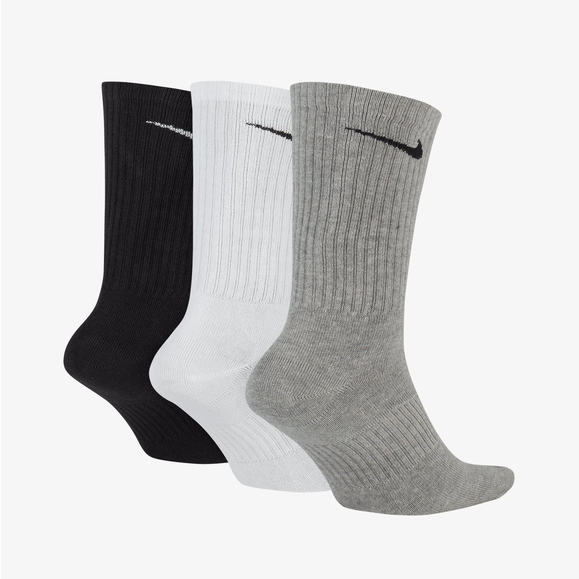 NIKE | PERFORMANCE LIGHTWEIGHT TRAINING CREW SOCKS (3 PAIRS) { MULTI-COLOR