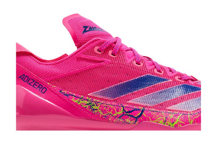 adidas Adizero Electric Zubaz Team Shock Pink Lucid Blue Team Solar Green