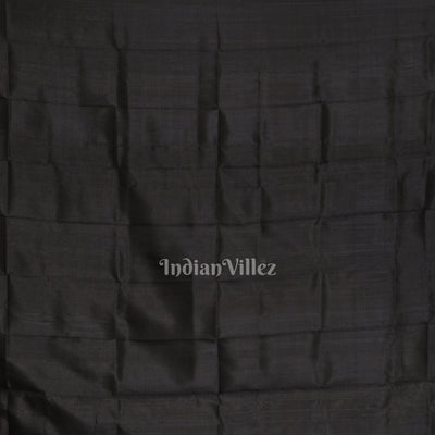 Cement Gray Kathiphera Odisha Ikat Khandua Silk Saree