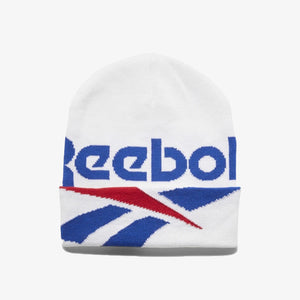 Reebok | CLASSICS LOST AND FOUND BEANIE  { WHITE/BLUE