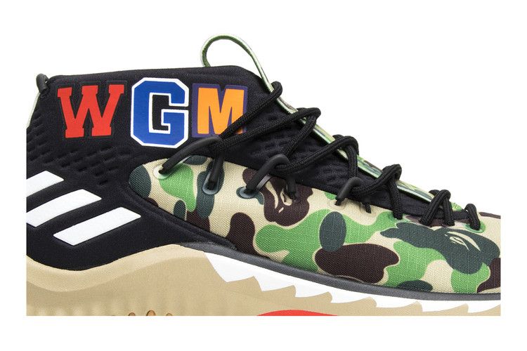 adidas Dame 4 A Bathing Ape Camo