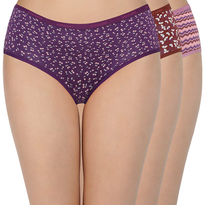 Printed Low Rise Hipster (Pack of 3) - C513