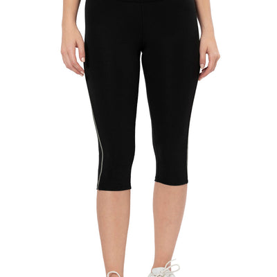 Energize High Rise Active Capri - Jet Black