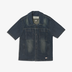SUPERKICKS | DENIM OVERSHIRT { BLUE