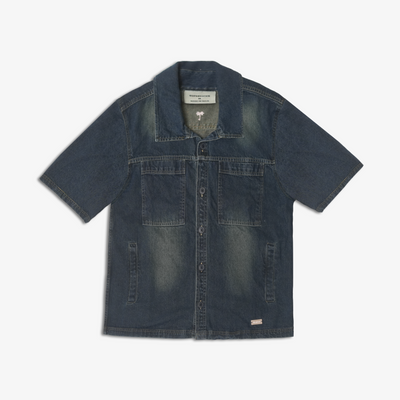 SUPERKICKS | DENIM OVERSHIRT { BLUE